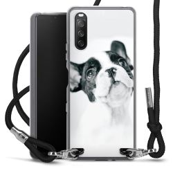 Carry Case Transparent Fabric black/silver