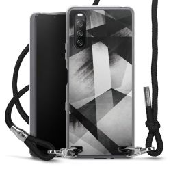 Carry Case Transparent Fabric black/silver