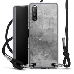 Carry Case Transparent Fabric black/silver