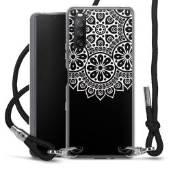 Carry Case Transparent Fabric black/silver