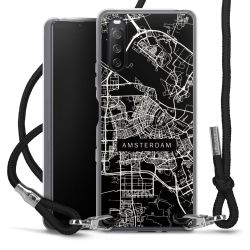 Carry Case Transparent Fabric black/silver