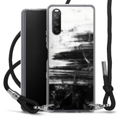 Carry Case Transparent Fabric black/silver