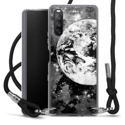 Carry Case Transparent Fabric black/silver