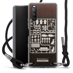 Carry Case Stoff schwarz/silber