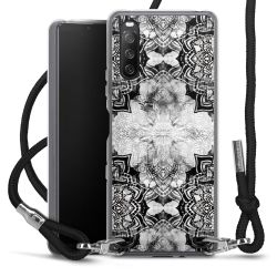 Carry Case Transparent Fabric black/silver