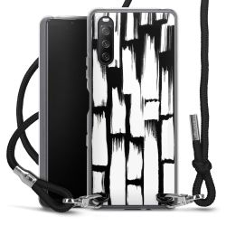 Carry Case Transparent Fabric black/silver