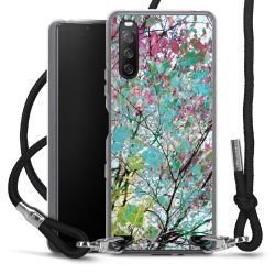 Carry Case Transparent Fabric black/silver