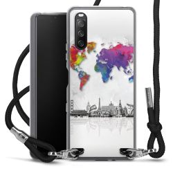 Carry Case Transparent Fabric black/silver