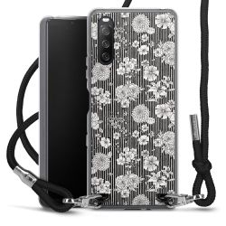 Carry Case Transparent Fabric black/silver