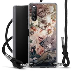 Carry Case Transparent Fabric black/silver