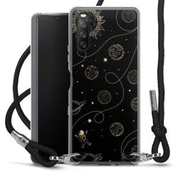 Carry Case Transparent Fabric black/silver