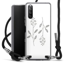 Carry Case Transparent Fabric black/silver