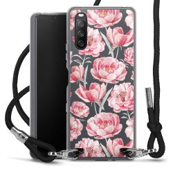 Carry Case Transparent Fabric black/silver