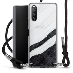 Carry Case Transparent Fabric black/silver