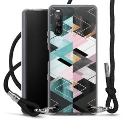 Carry Case Transparent Fabric black/silver