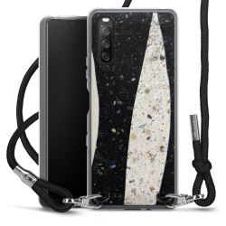 Carry Case Transparent Fabric black/silver