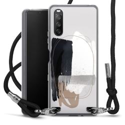 Carry Case Transparent Fabric black/silver