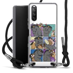 Carry Case Stoff schwarz/silber