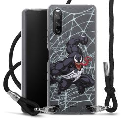 New Carry Case Transparent Stoff schwarz/silber