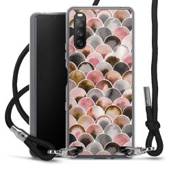 New Carry Case Transparent Stoff schwarz/silber