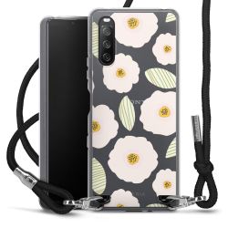 New Carry Case Transparent Stoff schwarz/silber