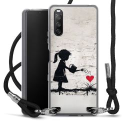 New Carry Case Transparent Stoff schwarz/silber