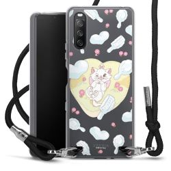 New Carry Case Transparent Stoff schwarz/silber