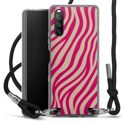 New Carry Case Transparent Stoff schwarz/silber