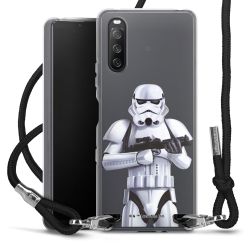 New Carry Case Transparent Stoff schwarz/silber