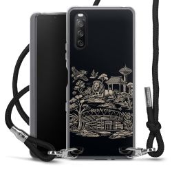 Carry Case Stoff schwarz/silber