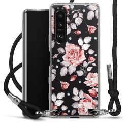 Carry Case Transparent Fabric black/silver