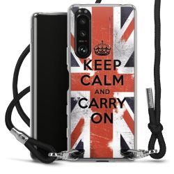 Carry Case Transparent Fabric black/silver