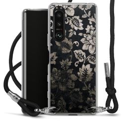 Carry Case Transparent Fabric black/silver