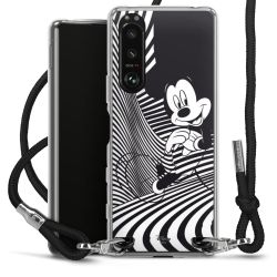 Carry Case Transparent Fabric black/silver