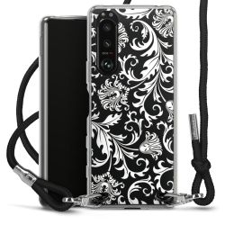 Carry Case Transparent Fabric black/silver