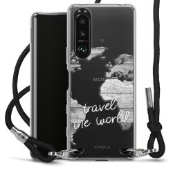 Carry Case Transparent Fabric black/silver