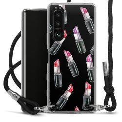 Carry Case Transparent Fabric black/silver