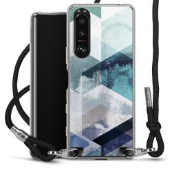 Carry Case Transparent Fabric black/silver