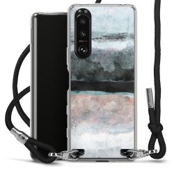 Carry Case Transparent Fabric black/silver