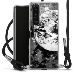 Carry Case Transparent Fabric black/silver