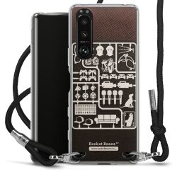 Carry Case Stoff schwarz/silber