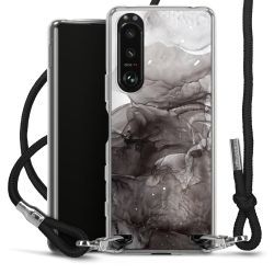 Carry Case Transparent Fabric black/silver