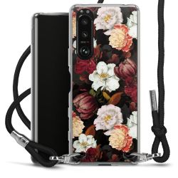 Carry Case Transparent Fabric black/silver