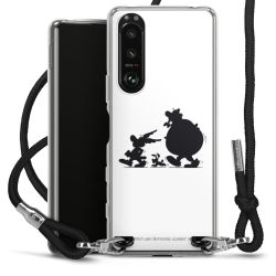 Carry Case Stoff schwarz/silber