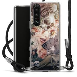 Carry Case Transparent Fabric black/silver