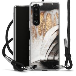 Carry Case Transparent Fabric black/silver