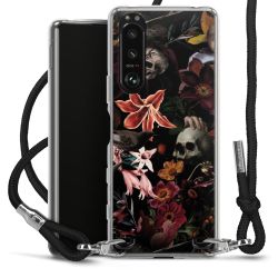 Carry Case Transparent Fabric black/silver