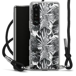 Carry Case Transparent Fabric black/silver