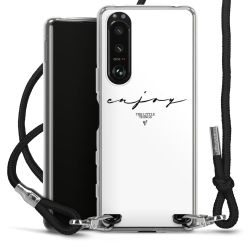 Carry Case Transparent Fabric black/silver