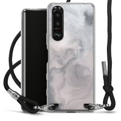 Carry Case Transparent Fabric black/silver